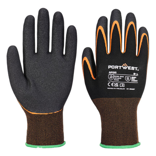 AP35 Grip 15 Nitrile Double Palm Glove Thumbnail